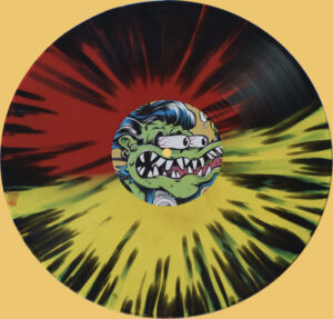 Split Color with Outside Splatter